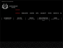 Tablet Screenshot of lewisgrand.com